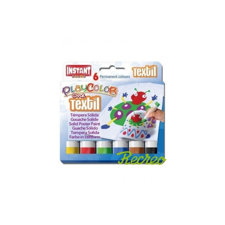 estuche textil one 6 colores surtidos playcolor 10401