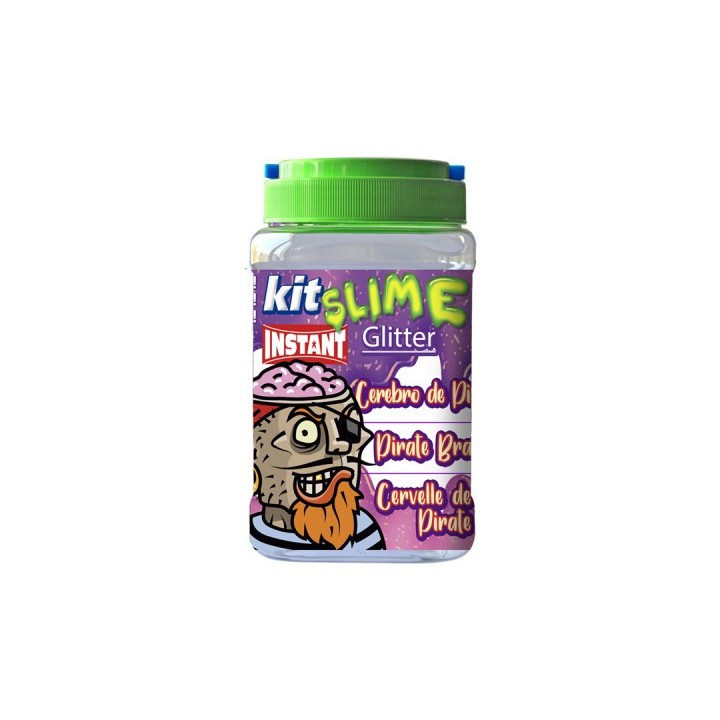 kit slime cerebro de pirata instant 15921