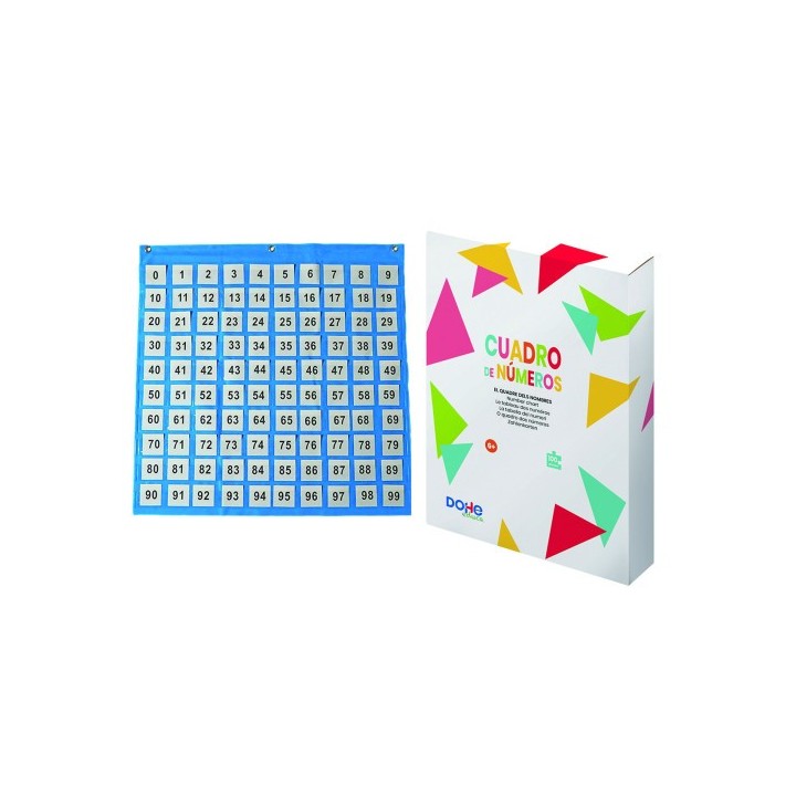 caja cuadro de numeros - a partir de 6 anos dohe 1019