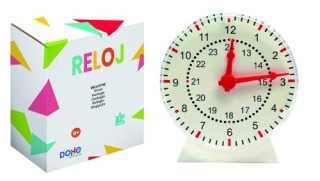 caja reloj analogico - a partir de 6 anos dohe 1022