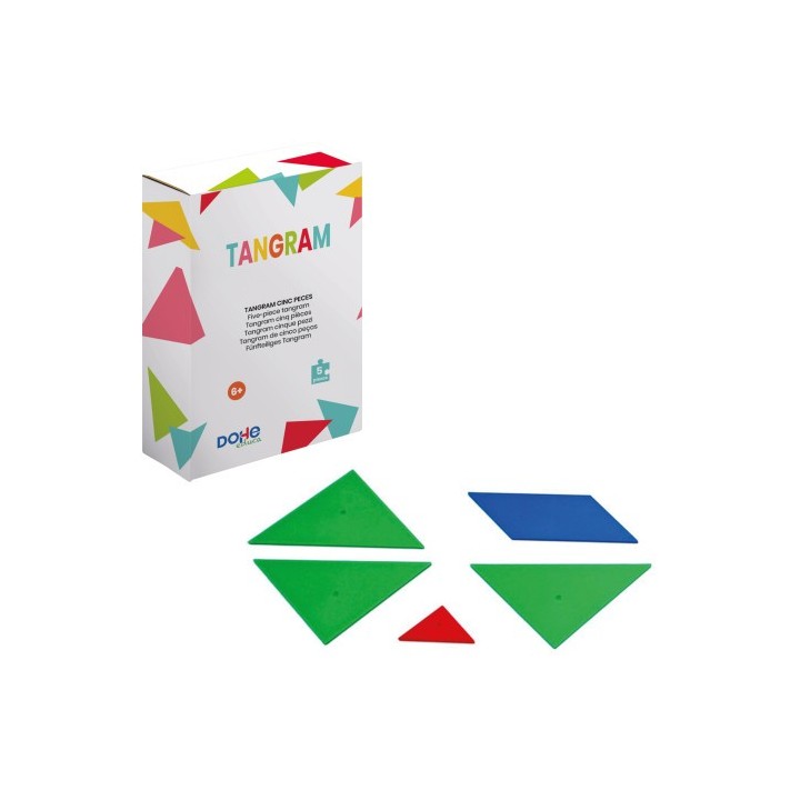 caja tangram - 5 piezas - a partir de 6 anos. dohe 1025
