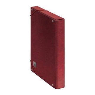 cajas de proyectos carton forrado lomo de 3 cm rojo 245x350x30 dohe 09721