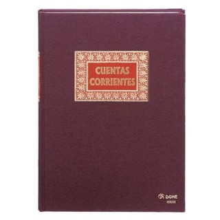 libro de contabilidad cuentas corrientes folio natural 100 hojas numeradas dohe 09908