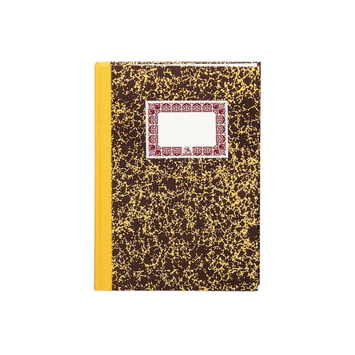 cuaderno cartone contabilidad cuentas corrientes amarillo folio natural 100 hojas numeradas dohe 099