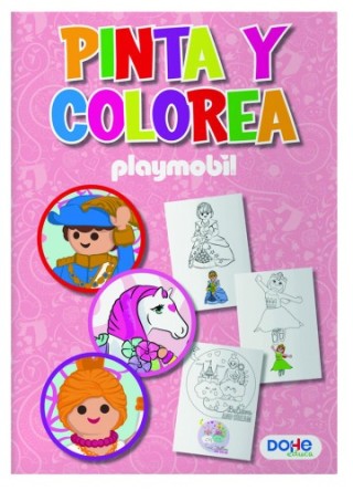 libros de colorear a4 - playmobil - modelo princess dohe 51736
