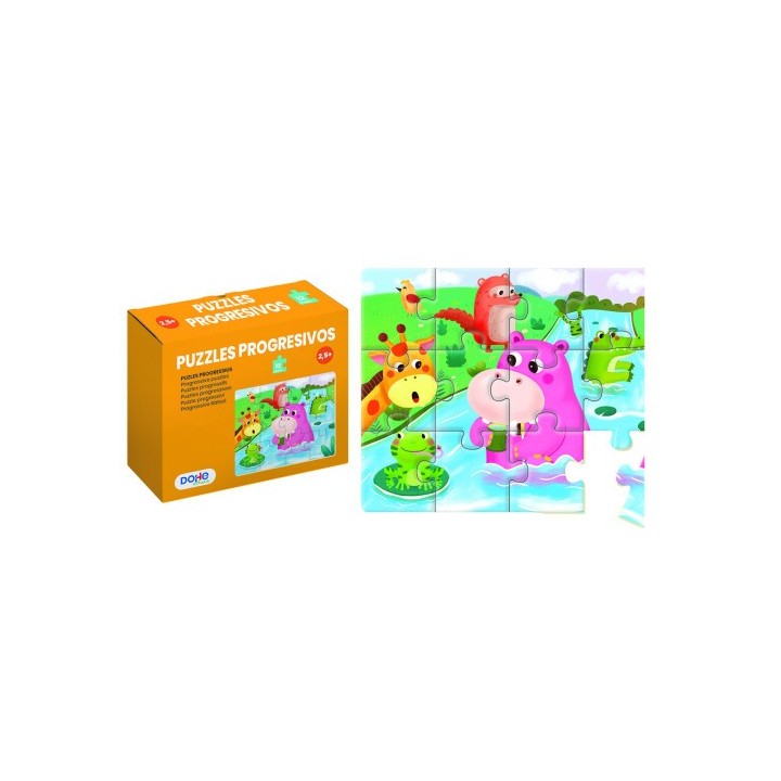 puzzle de 12 piezas - a partir de 2,5 anos dohe 65003