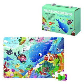 puzzle de 36 piezas - a partir de 4-6 anos - ocean world dohe 65011