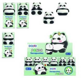 expositor con 24 sacapuntas panda  dohe 79639