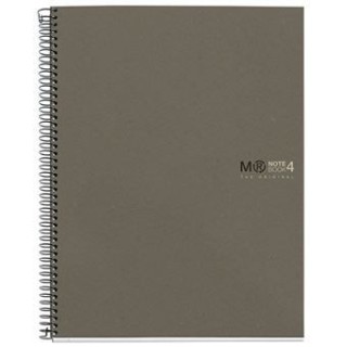 cuaderno 100% reciclado nb-4 a4 120hojas ecogris miquelrius 6082
