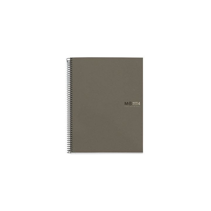 cuaderno 100% reciclado nb-4 a4 120hojas ecogris miquelrius 6082