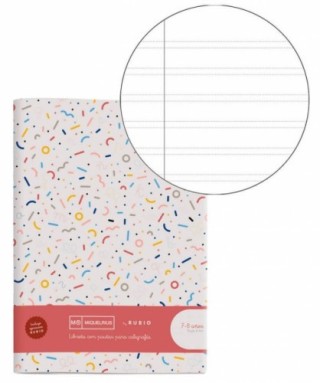 cuaderno grapado a4 50hojas pauta 4mm mr con ejercicios rubio miquelrius 8144