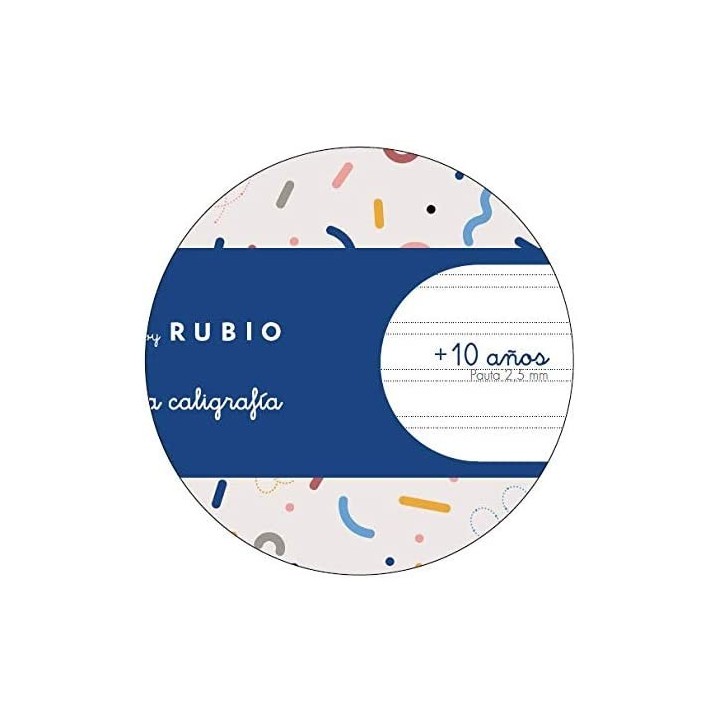 cuaderno grapado a4 50hojas pauta 2,5mm mr con ejercicios rubio miquelrius 8146