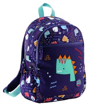 mochila triple lisboa reciclada fun dino miquelrius mr19247