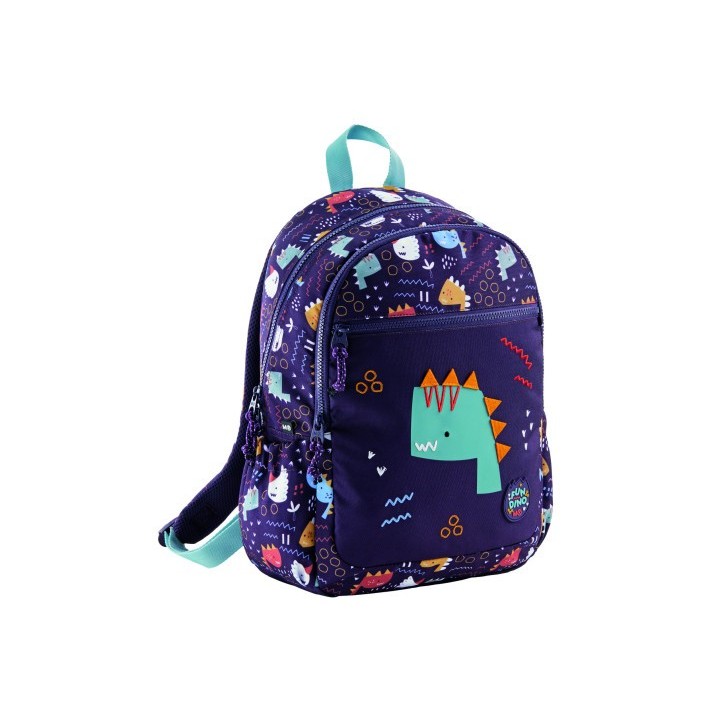 mochila triple lisboa reciclada fun dino miquelrius mr19247