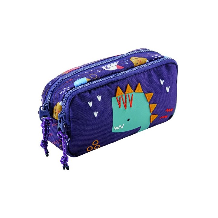 portatodos doble organizador reciclado fun dino miquelrius mr19250