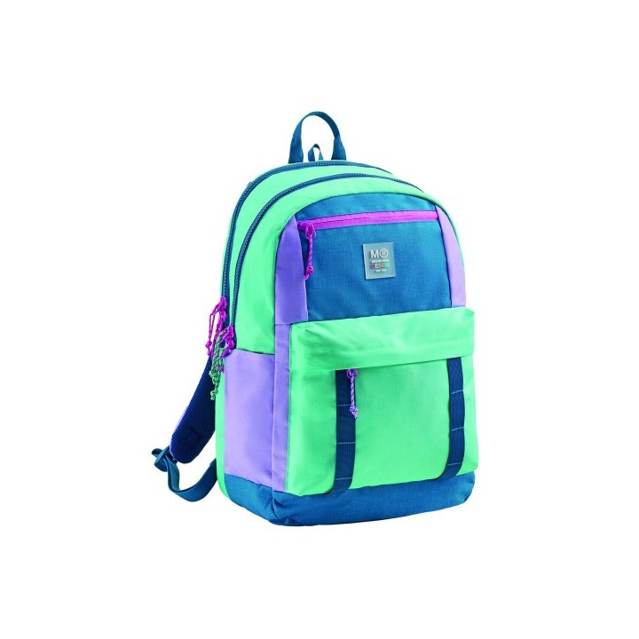 mochila triple amsterdam reciclada rider purple miquelrius mr19341