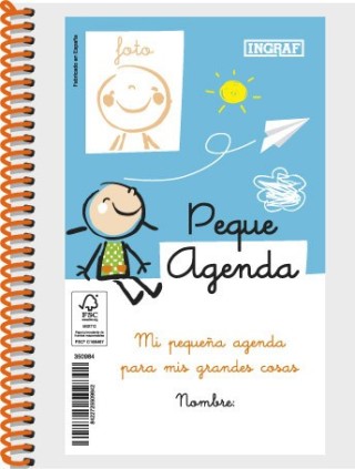 agenda escolar 2022-2023 peque 8o dia pagina tapa personalizable ingraf 350984