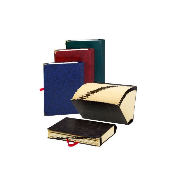 carpeta acordeon tamano folio 20 posiciones negro carchivo 199438