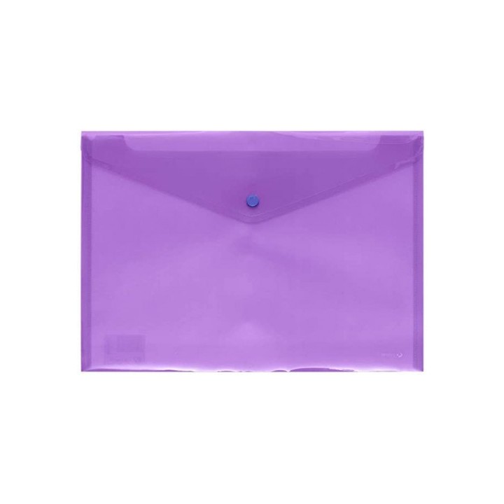sobre polipropileno folio solapa c/broche plastico violeta carchivo 342k56