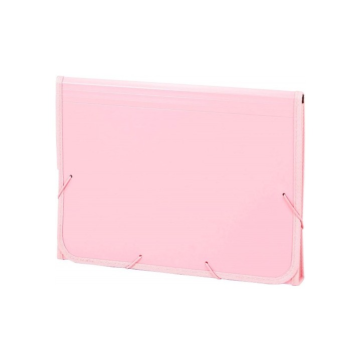 acordeon polipropileno soft folio 13 departamentos ribete goma rosa carchivo 19260025