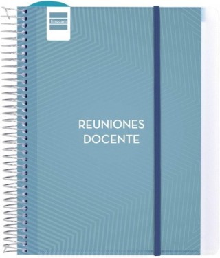 libreta reuniones docente 1/4 espanol finocam 5340800 atemporal