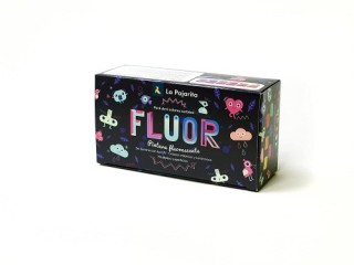 kit pintura fluorescente 6 colores surtidos la pajarita 119397