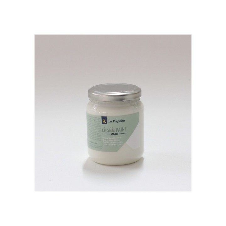 la pajarita chalk paint white cotton 0,175 l