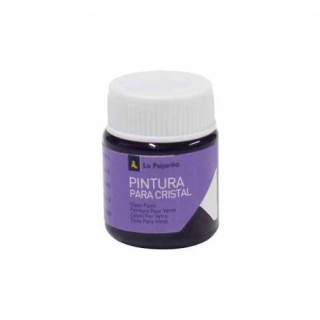 pintura para cristal al agua ca-05 violeta. 25ml la pajarita 189271
