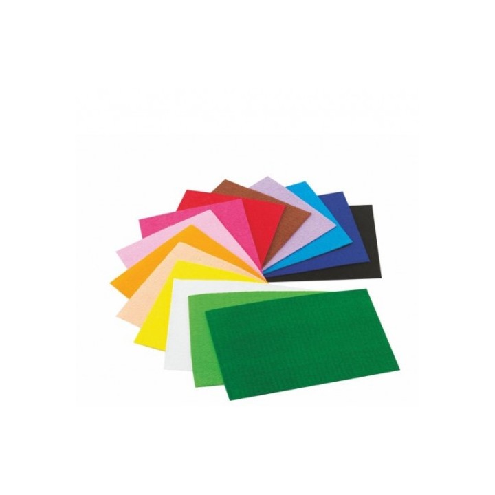 bolsa 10 laminas eva 40x60 cm. color naranja faibo 1655-10-11