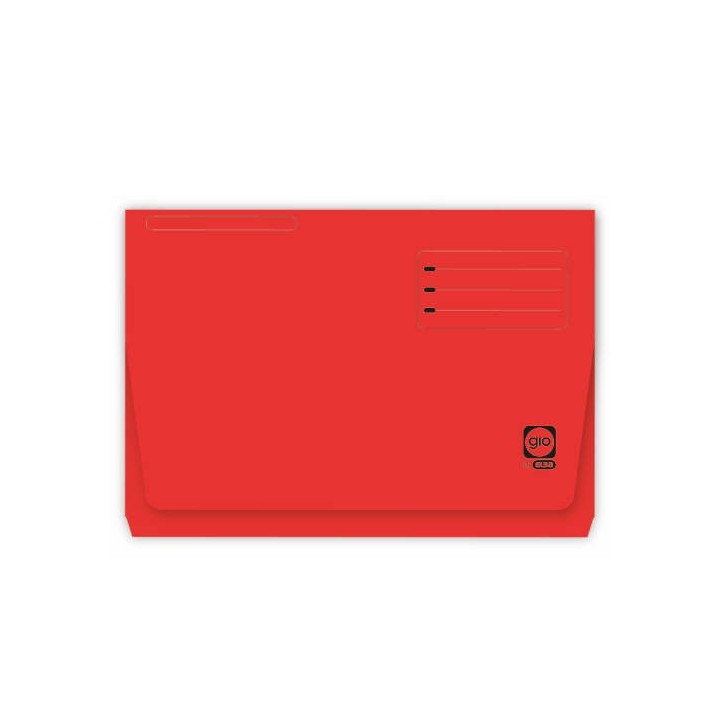 subcarpeta con bolsa y solapa intensas 320 grs folio color rojo gio 400040684