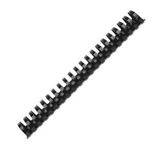 pack 50 canutillos fellowes plast. oval 32mm negro