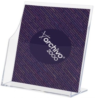 archivo 2000 6143 cs tp bandeja de escritorio/organizador transparente