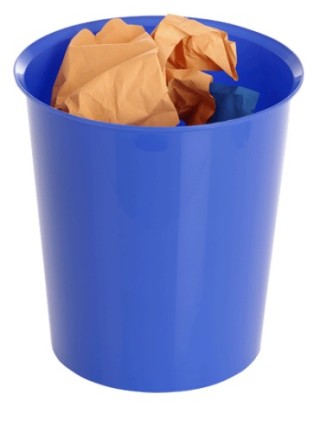 papelera 18 litros reciclable 290 x 310mm azul archivo 2000 2001 az