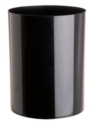 papelera ecogreen alto brillo 100% reciclado y reciclable negro 18 litros 260x335 mm archivo 2000 20