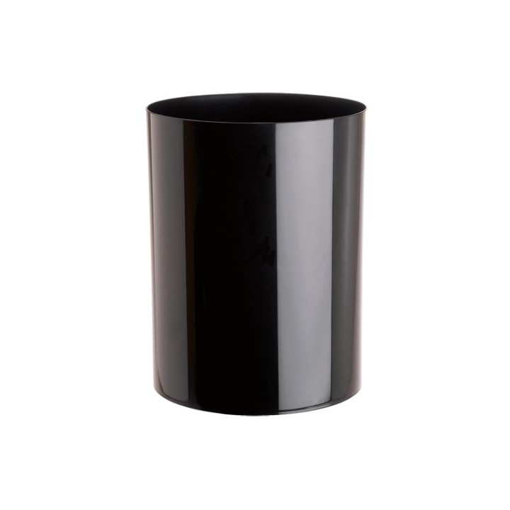papelera ecogreen alto brillo 100% reciclado y reciclable negro 18 litros 260x335 mm archivo 2000 20