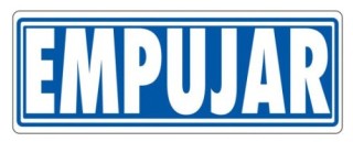 senal empujar 175x65 pvc gris archivo 2000 6177-04 gs