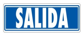 senal salida (sin indicador) 175x65 pvc gris archivo 2000 6177-07 gs