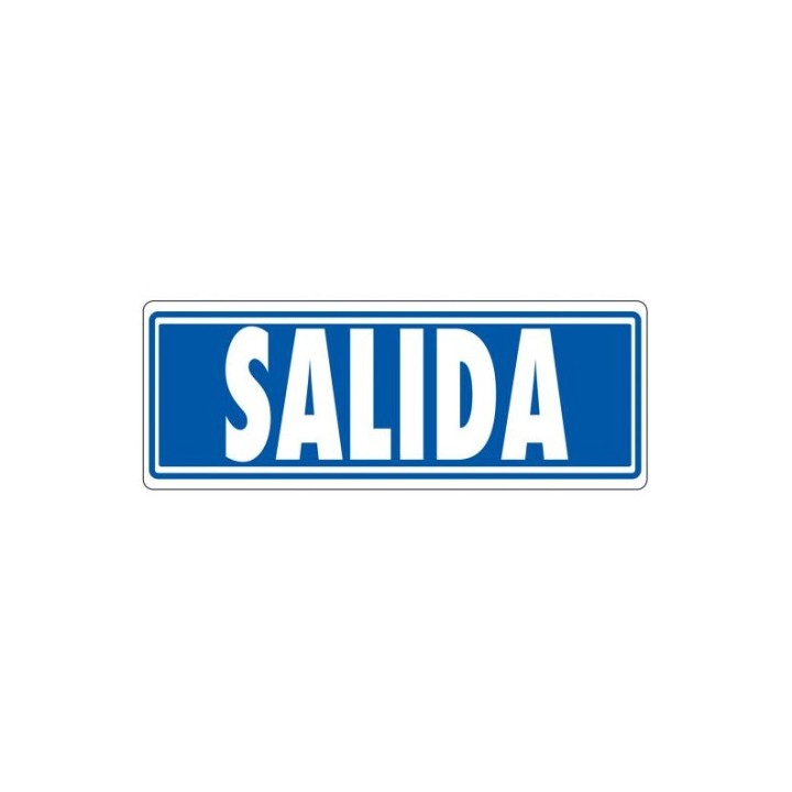 senal salida (sin indicador) 175x65 pvc gris archivo 2000 6177-07 gs