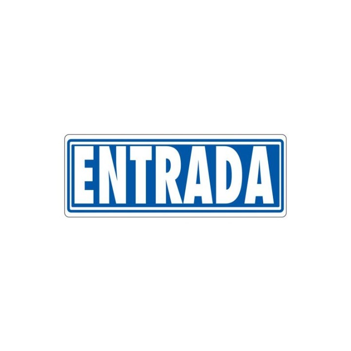 senal entrada (sin indicador) 175x65 pvc gris archivo 2000 6177-10 gs
