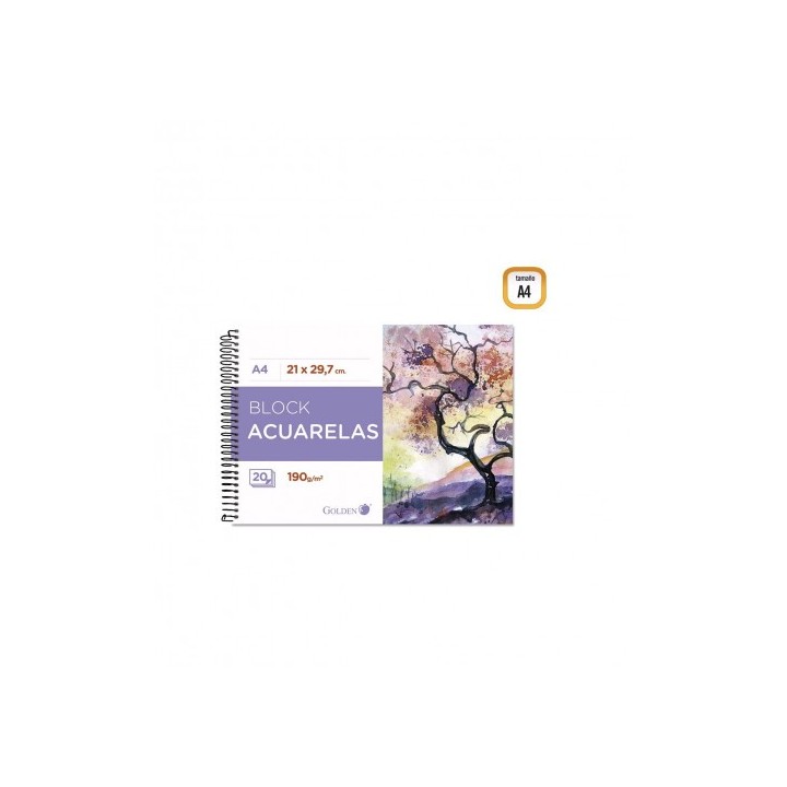 cuaderno dibujo a3 acuarelas 24 hjs. 190gms. hswc wonder art by pryse 6230032