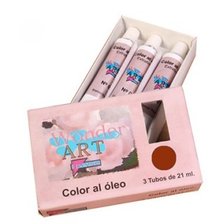 pryse 6250036 pintura al oleo 21 ml tubo marron