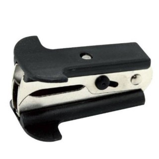 extraegrapas pinza con cierre seguridad colores surtidos (negro/azul) bismark 310825