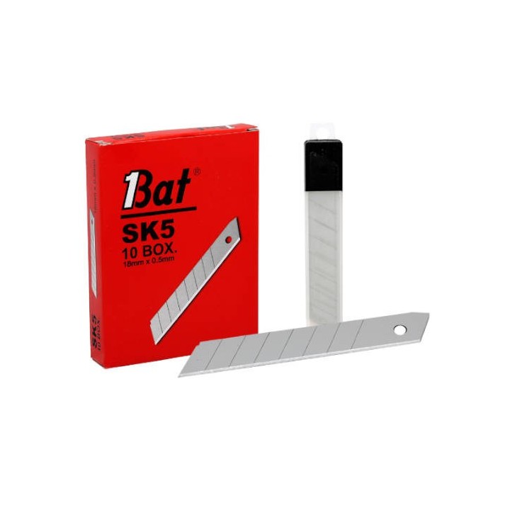 blister 10 cuchillas anchas de 18 mm. alta calidad bismark 319184