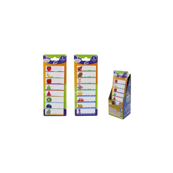 bismark etiquetas termoadhesivas marca-ropa 16 uds