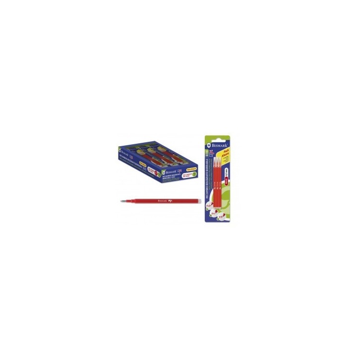 bismark 327534 recambio de boligrafo rojo 3 pieza(s)