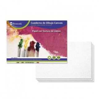 cuaderno de dibujo canvas 280 grms / 10 hojas a4 bismark 328432