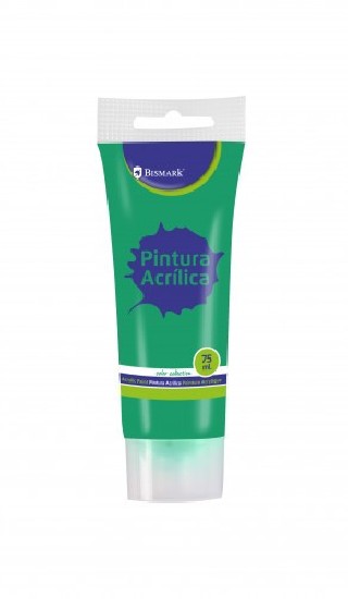 bote pintura acrilica 75 ml verde bismark 328521