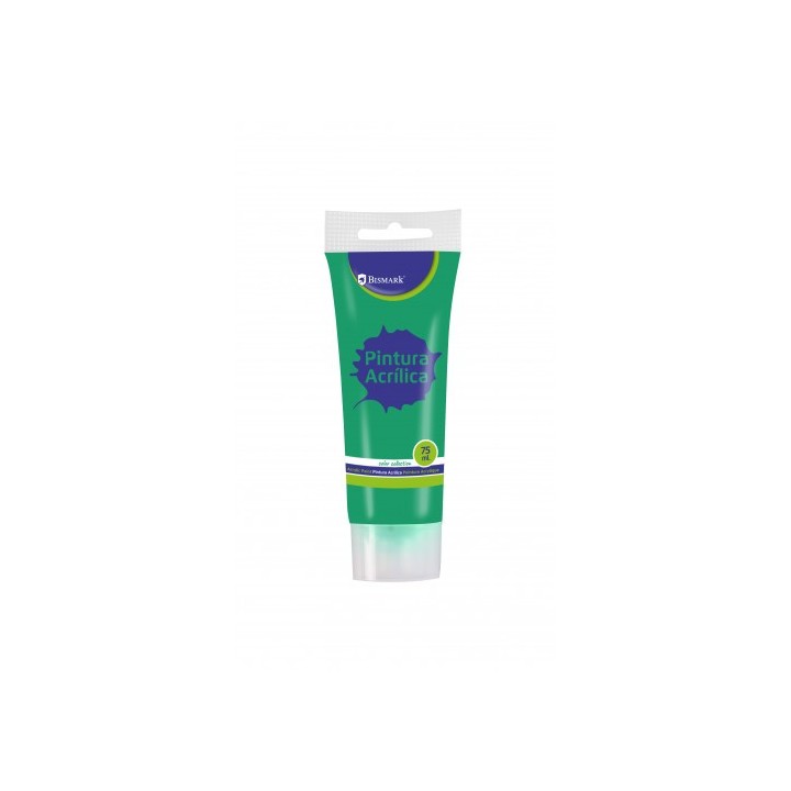 bote pintura acrilica 75 ml verde bismark 328521