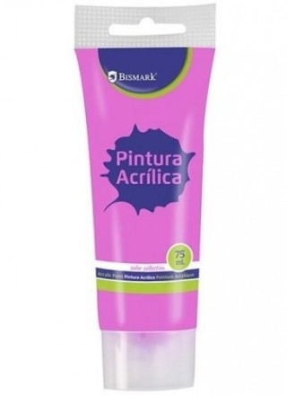 bote pintura acrilica 75 ml rosa bismark 328523