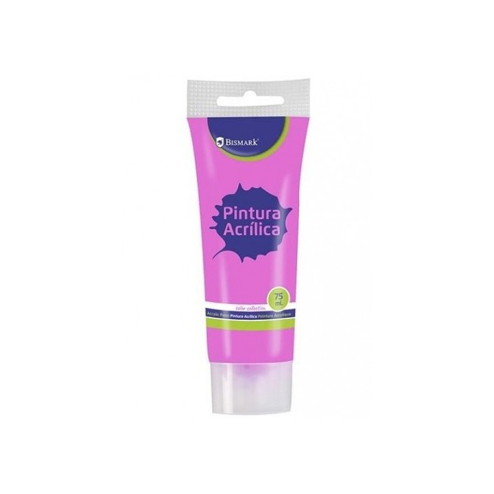 bote pintura acrilica 75 ml rosa bismark 328523